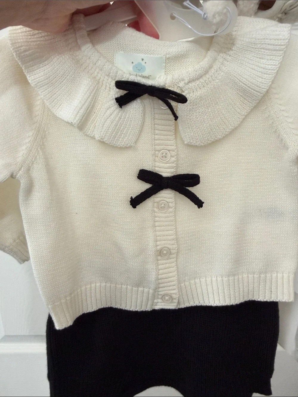 0-3 month outfit with shoes